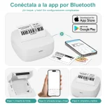 Impresora de etiquetas térmicas portátil de 2 pulgadas-3