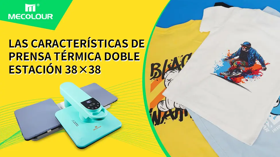 Las Características de Prensa Térmica Doble Estación 38×38
