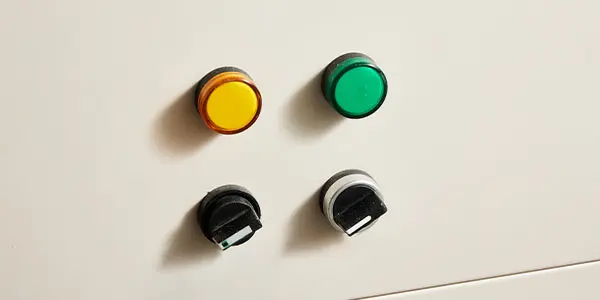 Interruptor del ventilador y interruptor de calentamiento