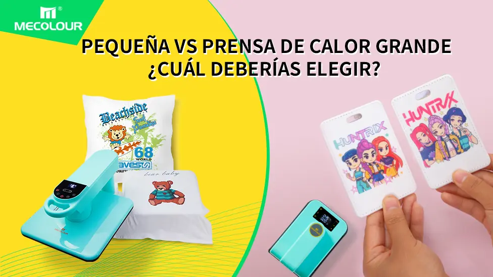 Pequeña vs Prensa de Calor