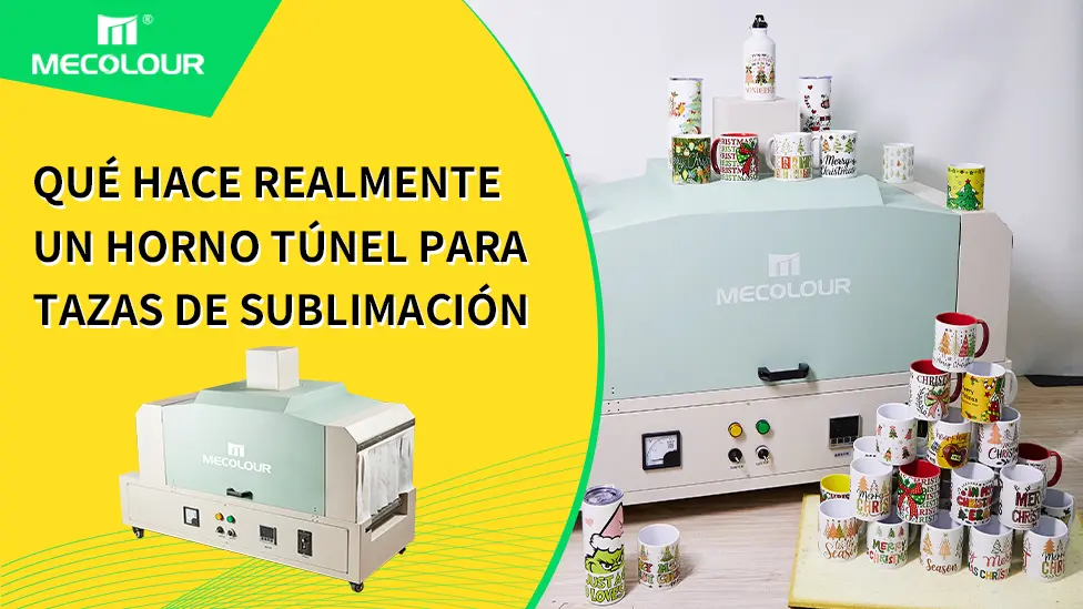 Qué hace realmente un horno túnel para tazas de sublimación
