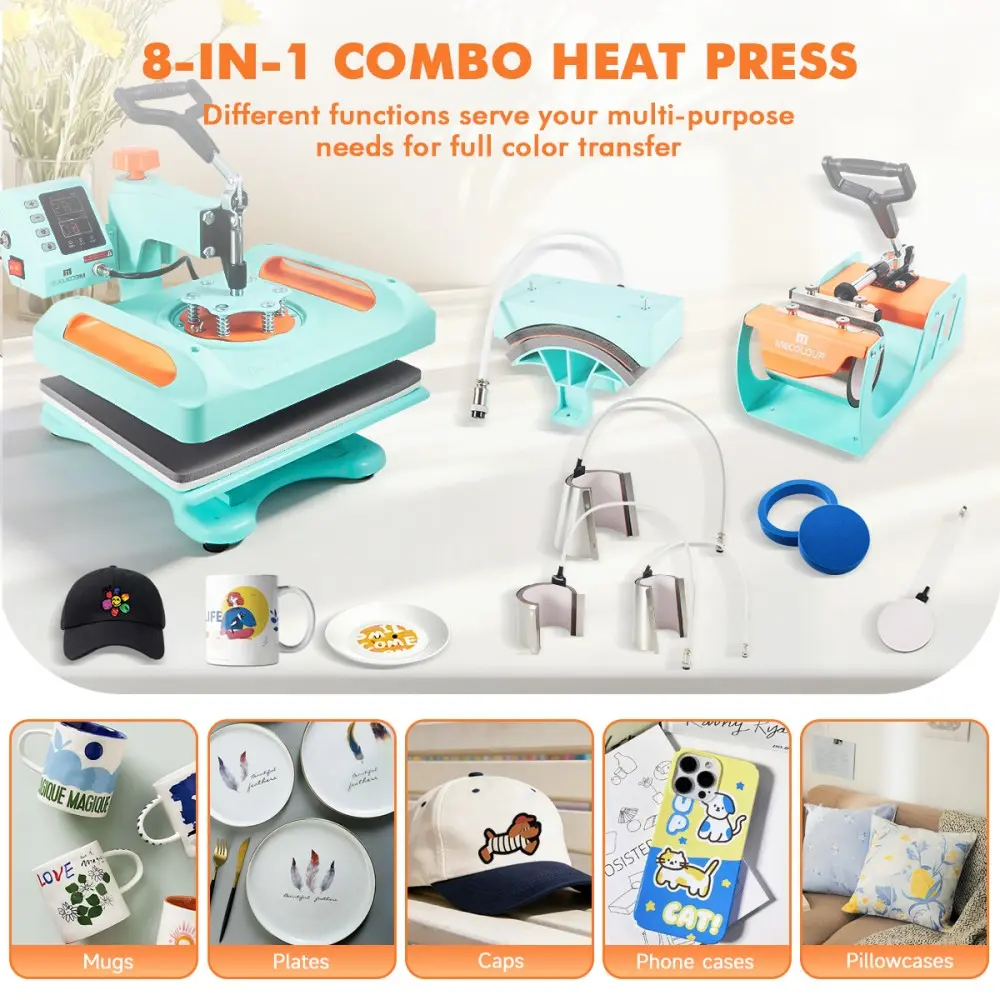 máquina de sublimación 8 en 1-4