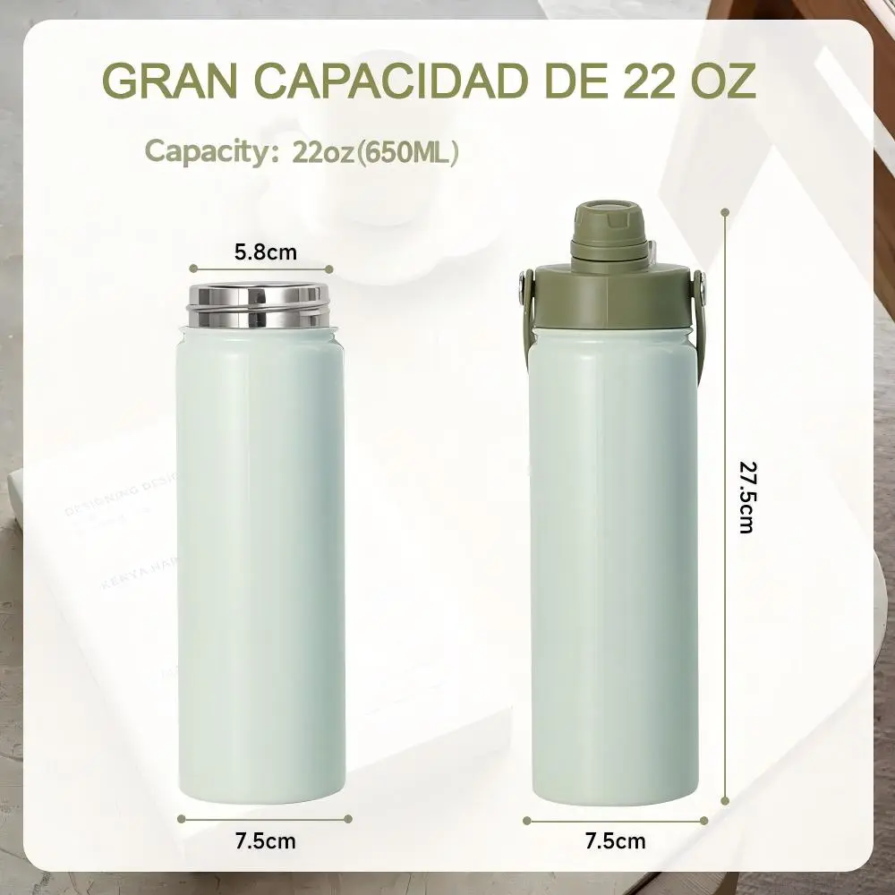Vaso de acero inoxidable 22 oz para sublimación-con doble tapa-2
