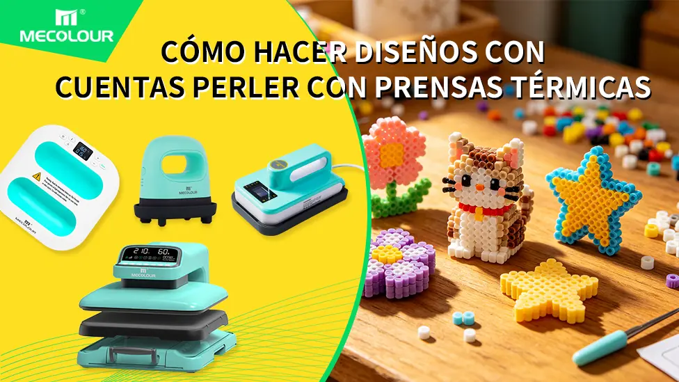 Cómo hacer diseños con cuentas Perler con Prensas térmicas