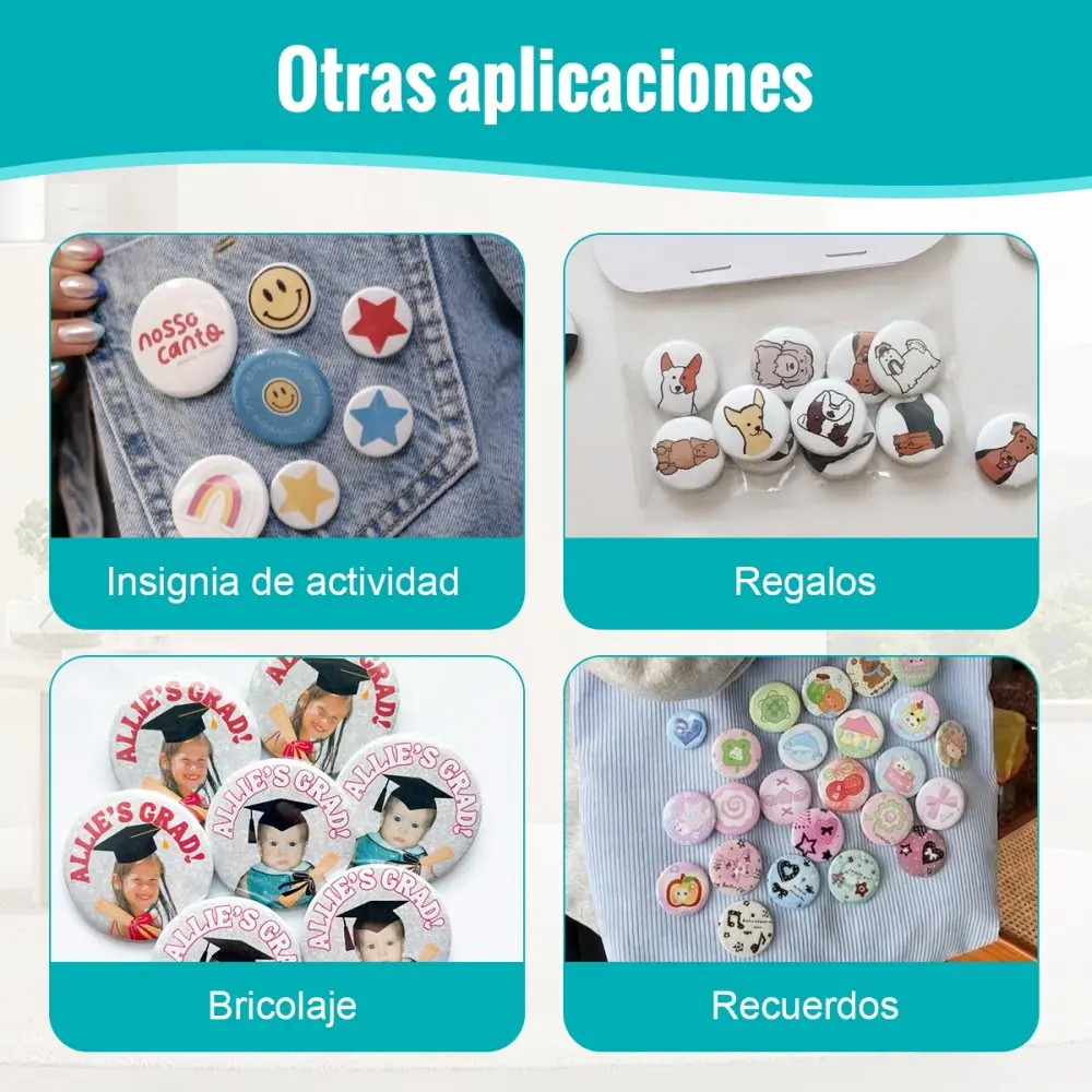 Consumibles para Máquina de Insignias Redondas-2 Consumibles para Máquina de Insignias Redondas-2