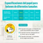 Consumibles para Máquina de Insignias Redondas (32mm)-2