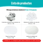 Consumibles para Máquina de Insignias Redondas de 58 mm-1