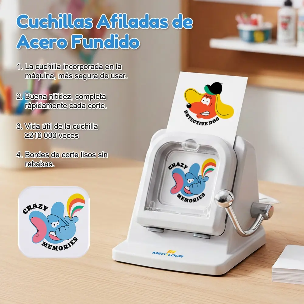 Cortadora de Esquinas de Papel Cuadrada 5x5cm-2 Cortadora de Esquinas de Papel Cuadrada 5x5cm-2