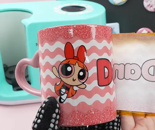 Prensa para tazas automática diy taza