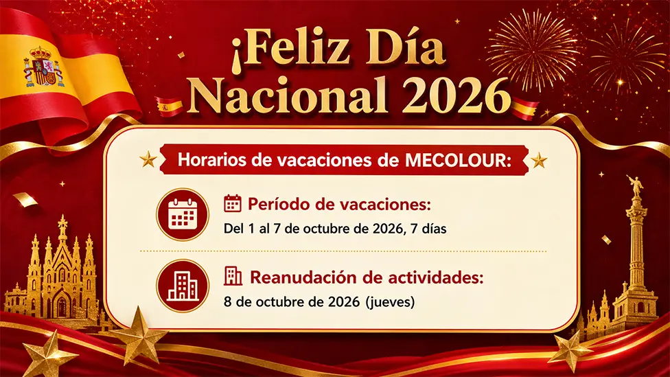 Aviso de Feriado por el Día Nacional de China 2026